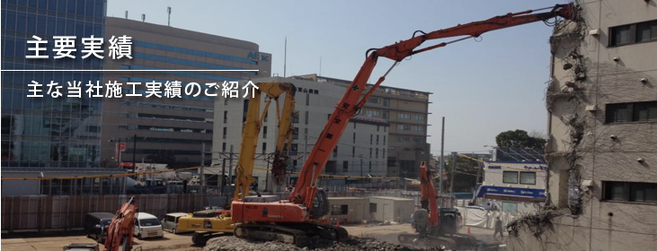 主要実績
